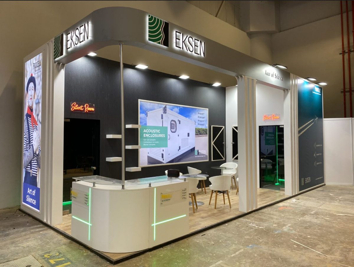 Eksen — WIN EURASIA 2022 · выставочный стенд · Стамбул · Фотография со смонтированного стенда