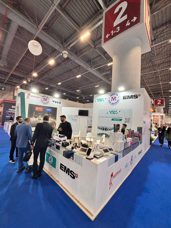 MELİS DİŞ — IDEX 2025 · exhibition stand · Istanbul · Photographed on site (3/4)