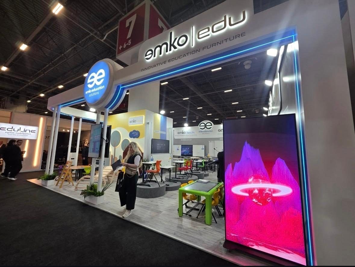 EMKO — Mobilya Fuarı 2026 · جناح معرض · İstanbul Fuar Merkezi، إسطنبول · صورة ملتقطة في الموقع
