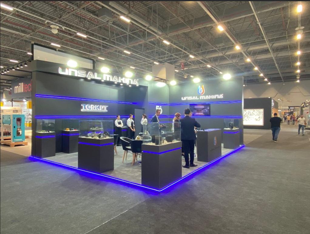 Ünsal Makina — Milltech 2022 · выставочный стенд · İstanbul Fuar Merkezi, Стамбул · Фотография со смонтированного стенда